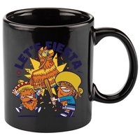 Let's Fiesta Celebration 11oz C Handle Ceramic Mug