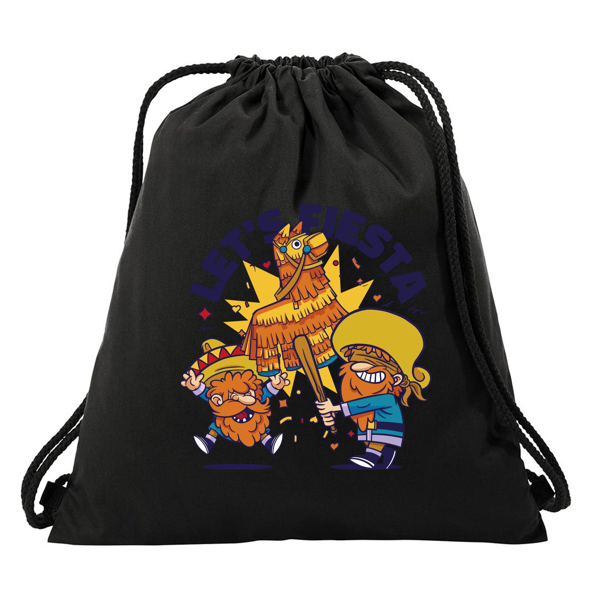 Let's Fiesta Celebration Drawstring Bag