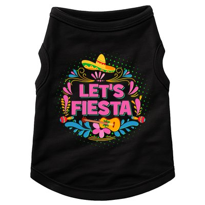 Let's Fiesta Celebrate Cinco De Mayo Doggie Tank