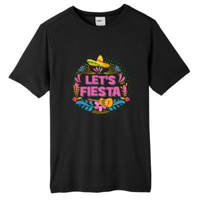 Let's Fiesta Celebrate Cinco De Mayo Tall Fusion ChromaSoft Performance T-Shirt