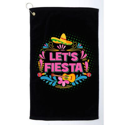 Let's Fiesta Celebrate Cinco De Mayo Golf Towel