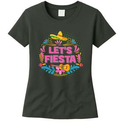 Let's Fiesta Celebrate Cinco De Mayo Womens T-Shirt