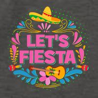 Let's Fiesta Celebrate Cinco De Mayo Vector Backpack