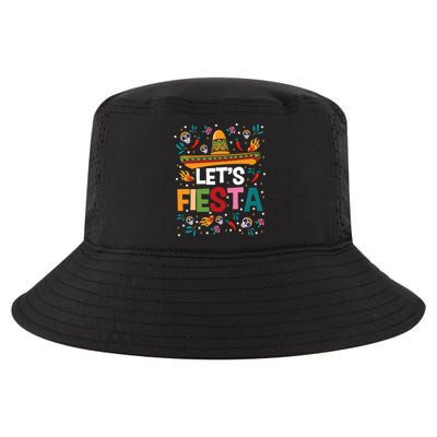 LetS Fiesta Cinco De Mayo Mexican Theme Party Guitar Lover Cool Comfort Performance Bucket Hat