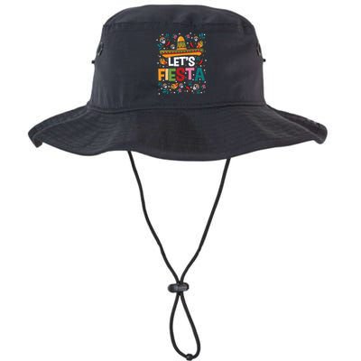 LetS Fiesta Cinco De Mayo Mexican Theme Party Guitar Lover Legacy Cool Fit Booney Bucket Hat