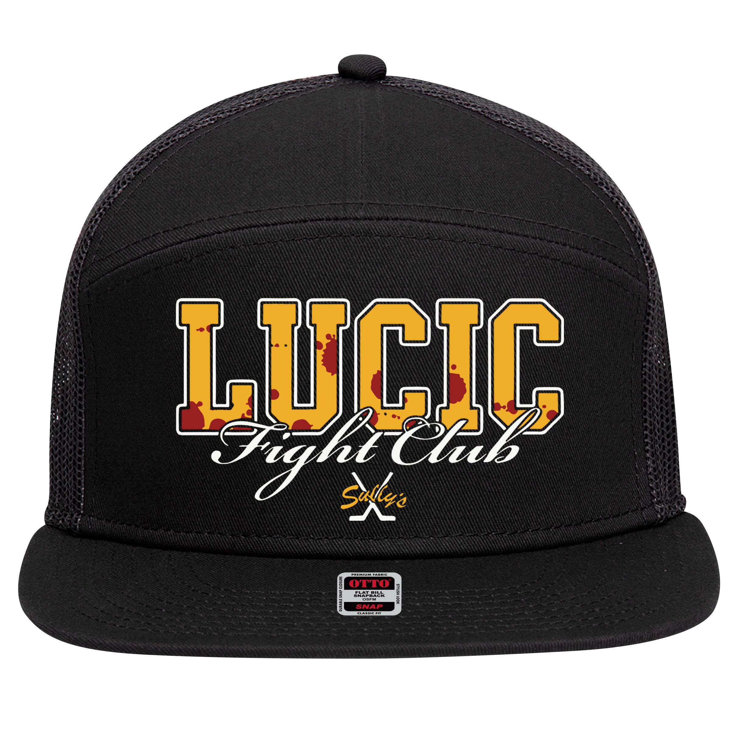 Lucic Fight Club 15th Anniversary 7 Panel Mesh Trucker Snapback Hat