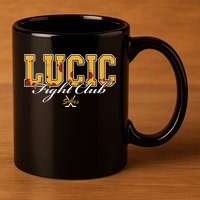 Lucic Fight Club 15th Anniversary 11oz C Handle Ceramic Mug