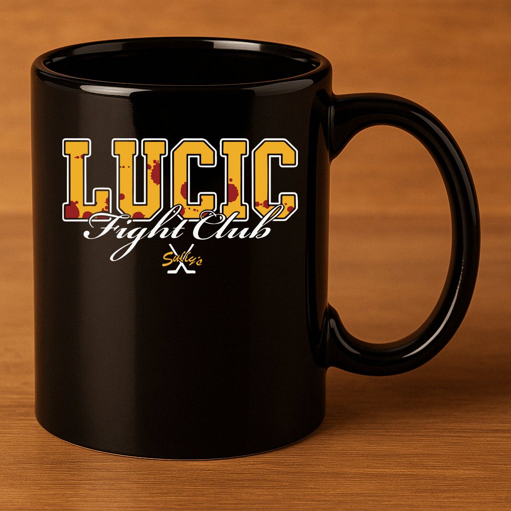Lucic Fight Club 15th Anniversary 11oz C Handle Ceramic Mug
