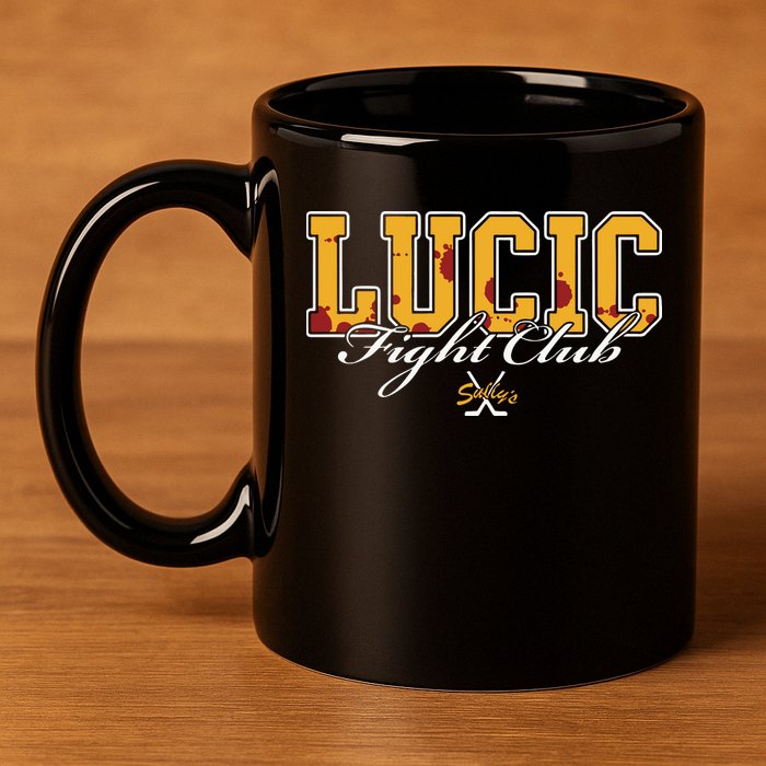 Lucic Fight Club 15th Anniversary 11oz C Handle Ceramic Mug