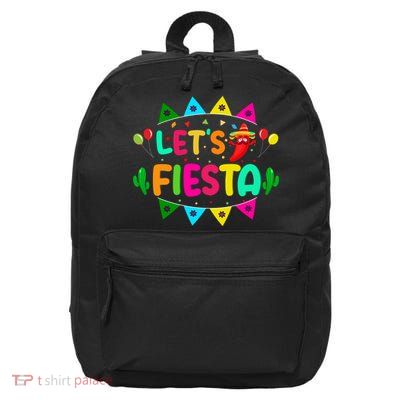 Let's Fiesta Cinco De Mayo Gift 16 in Basic Backpack