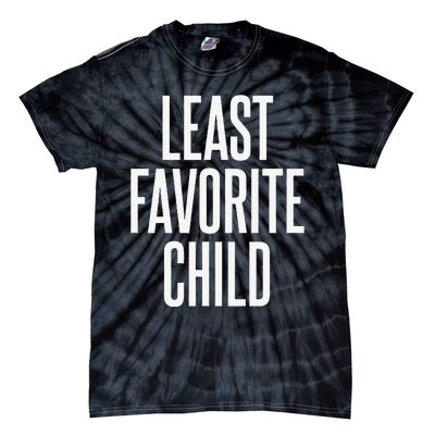 Least Favorite Child Tie-Dye T-Shirt