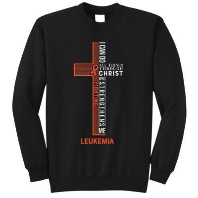 Leukemia Fight Cancer Ribbon Sweatshirt