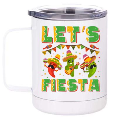 LET’S FIESTA CINCO DE MAYO T 12 oz Stainless Steel Tumbler Cup