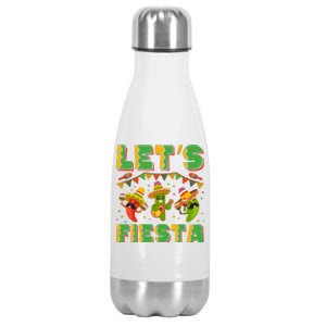 LET’S FIESTA CINCO DE MAYO T Stainless Steel Insulated Water Bottle