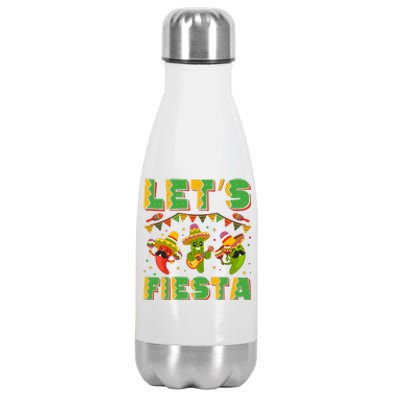 LET’S FIESTA CINCO DE MAYO T Stainless Steel Insulated Water Bottle