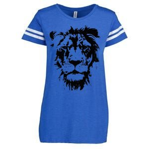 Lion Face. Cool Zoo Animals Zoo Keeper Enza Ladies Jersey Football T-Shirt