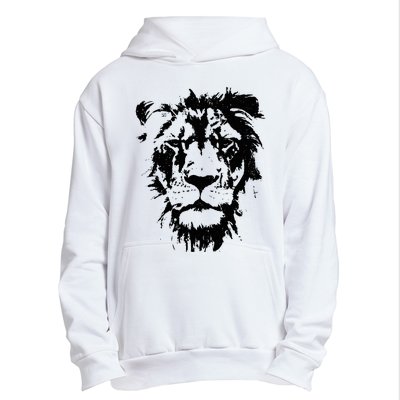 Lion Face. Cool Zoo Animals Zoo Keeper Urban Pullover Hoodie