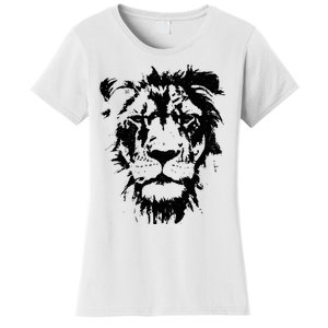 Lion Face. Cool Zoo Animals Zoo Keeper Women's T-Shirt