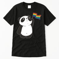 LGBTQ Flag Cute Panda Tall T-Shirt