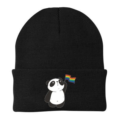 LGBTQ Flag Cute Panda Beanie