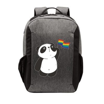LGBTQ Flag Cute Panda Vector Backpack