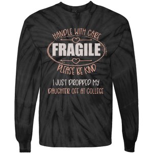 Leaving For College For Mom From Daughter Going To College Tie-Dye Long Sleeve Shirt