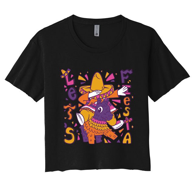 Let's Fiesta Cinco De Mayo Celebration Crop Top