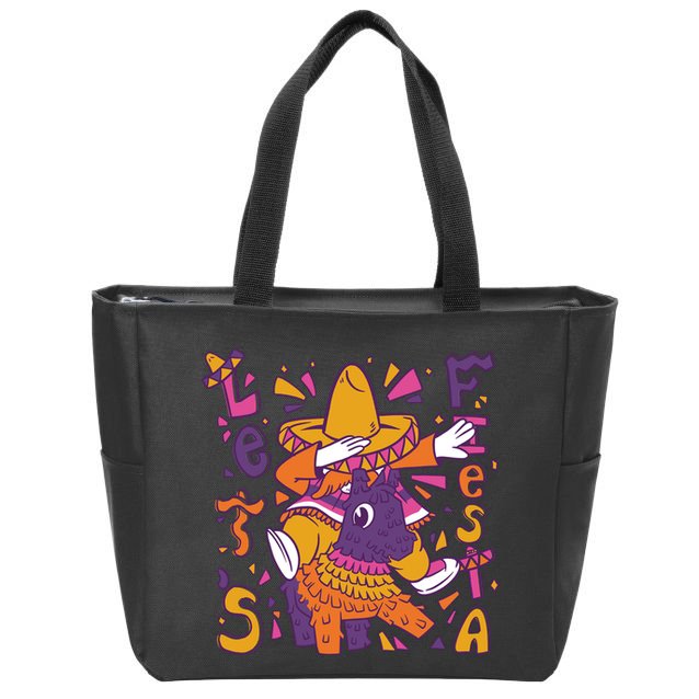 Let's Fiesta Cinco De Mayo Celebration Zip Tote Bag