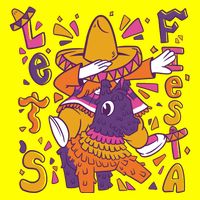 Let's Fiesta Cinco De Mayo Celebration 11oz C Handle Ceramic Mug