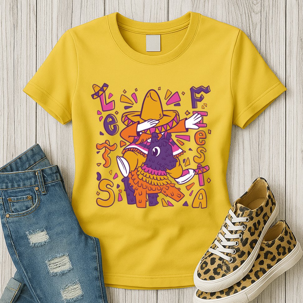 Let's Fiesta Cinco De Mayo Celebration Womens T-Shirt