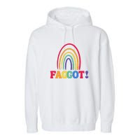 Lgbt Faggot Colorful Garment-Dyed Fleece Hoodie