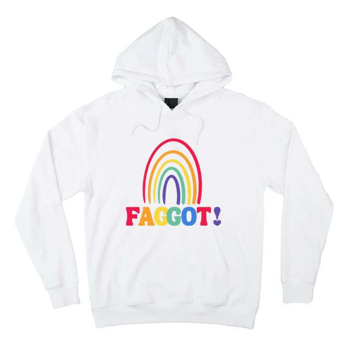 Lgbt Faggot Colorful Hoodie