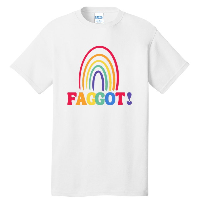 Lgbt Faggot Colorful Tall T-Shirt