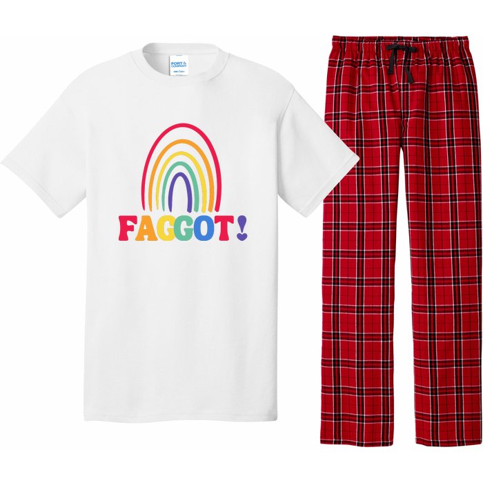 Lgbt Faggot Colorful Pajama Set