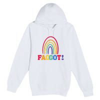 Lgbt Faggot Colorful Premium Pullover Hoodie