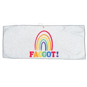 Lgbt Faggot Colorful Large Microfiber Waffle Golf Towel