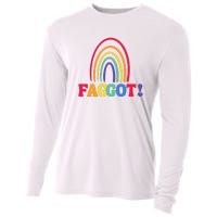 Lgbt Faggot Colorful Cooling Performance Long Sleeve Crew