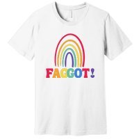 Lgbt Faggot Colorful Premium T-Shirt