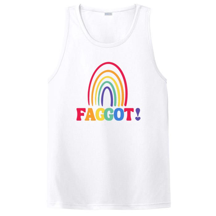 Lgbt Faggot Colorful PosiCharge Competitor Tank