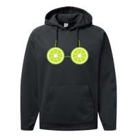 Lime Fruit Costume Fun and Festive Halloween Outfit Performance Fleece Hoodie