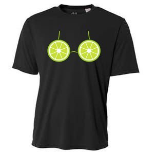 Lime Fruit Costume Fun and Festive Halloween Outfit Cooling Performance Crew T-Shirt