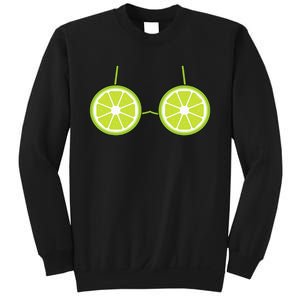 Lime Fruit Costume Fun and Festive Halloween Outfit Sweatshirt