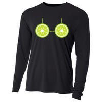 Lime Fruit Costume Fun and Festive Halloween Outfit Cooling Performance Long Sleeve Crew