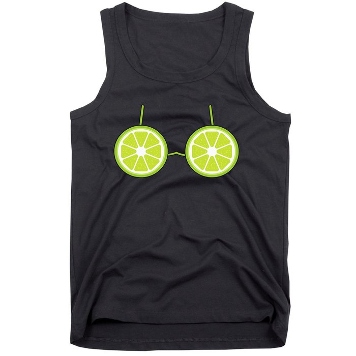 Lime Fruit Costume Fun and Festive Halloween Outfit Tank Top