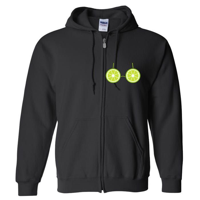 Lime Fruit Costume Fun and Festive Halloween Outfit Full Zip Hoodie