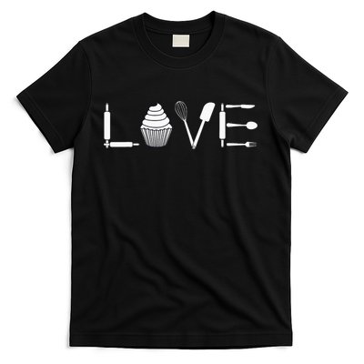 Love Funny Cupcake Baker Pastry Baking Gift T-Shirt