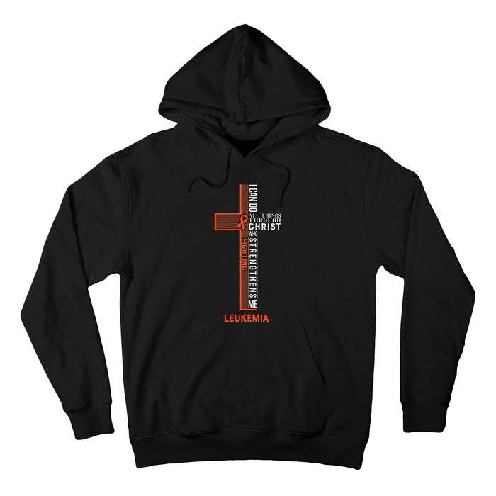 Leukemia Fight Cancer Ribbon Hoodie