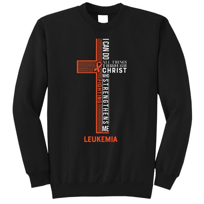 Leukemia Fight Cancer Ribbon Sweatshirt