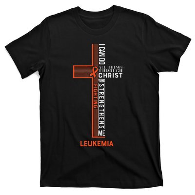 Leukemia Fight Cancer Ribbon T-Shirt