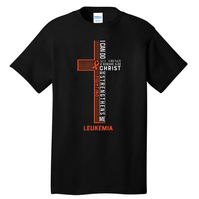 Leukemia Fight Cancer Ribbon Tall T-Shirt